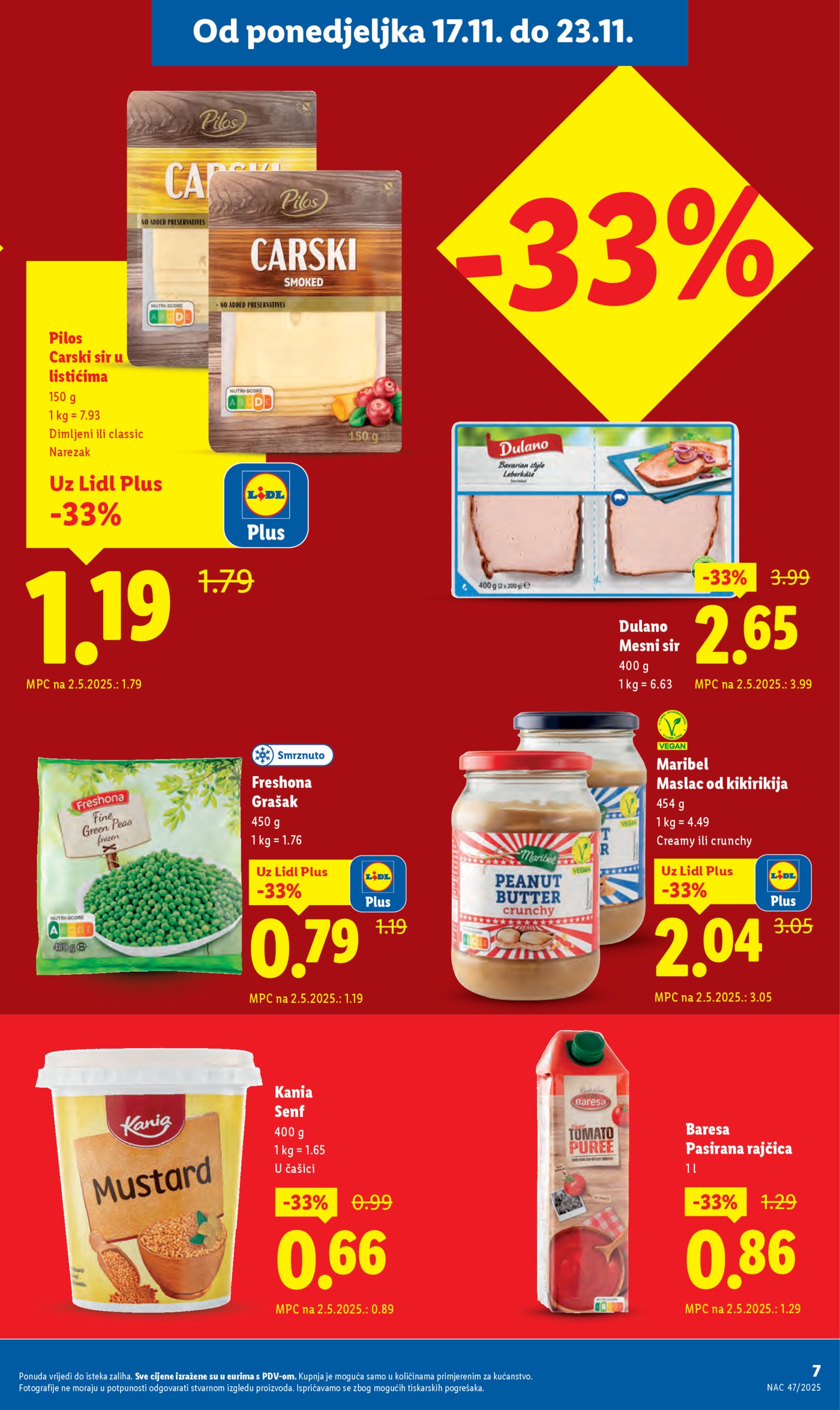 Lidl katalog Super ponuda od ponedjeljka 17.11. - 23.11.2025.