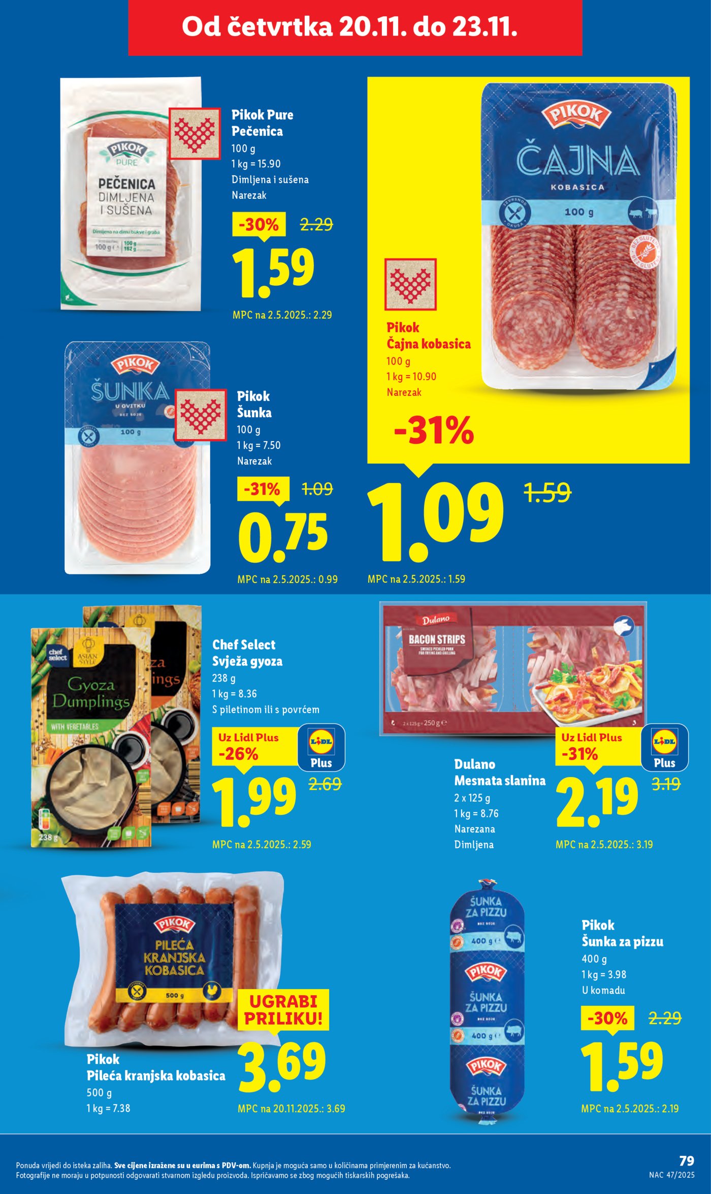 Lidl katalog Super ponuda od ponedjeljka 17.11. - 23.11.2025.