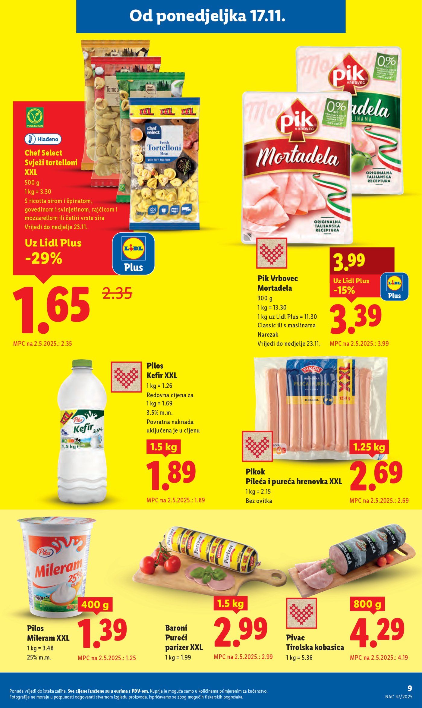 Lidl katalog Super ponuda od ponedjeljka 17.11. - 23.11.2025.
