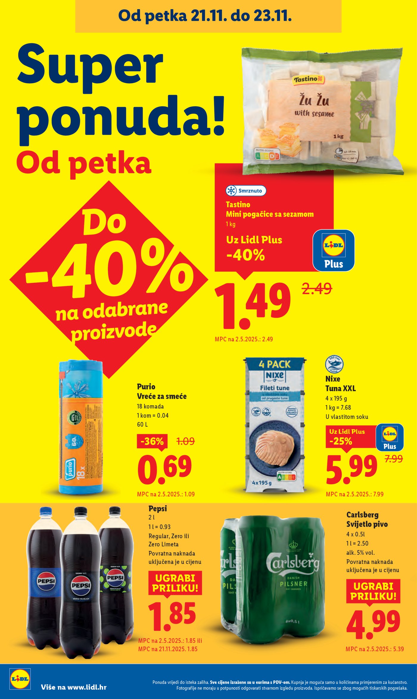 Lidl katalog Super ponuda od ponedjeljka 17.11. - 23.11.2025.