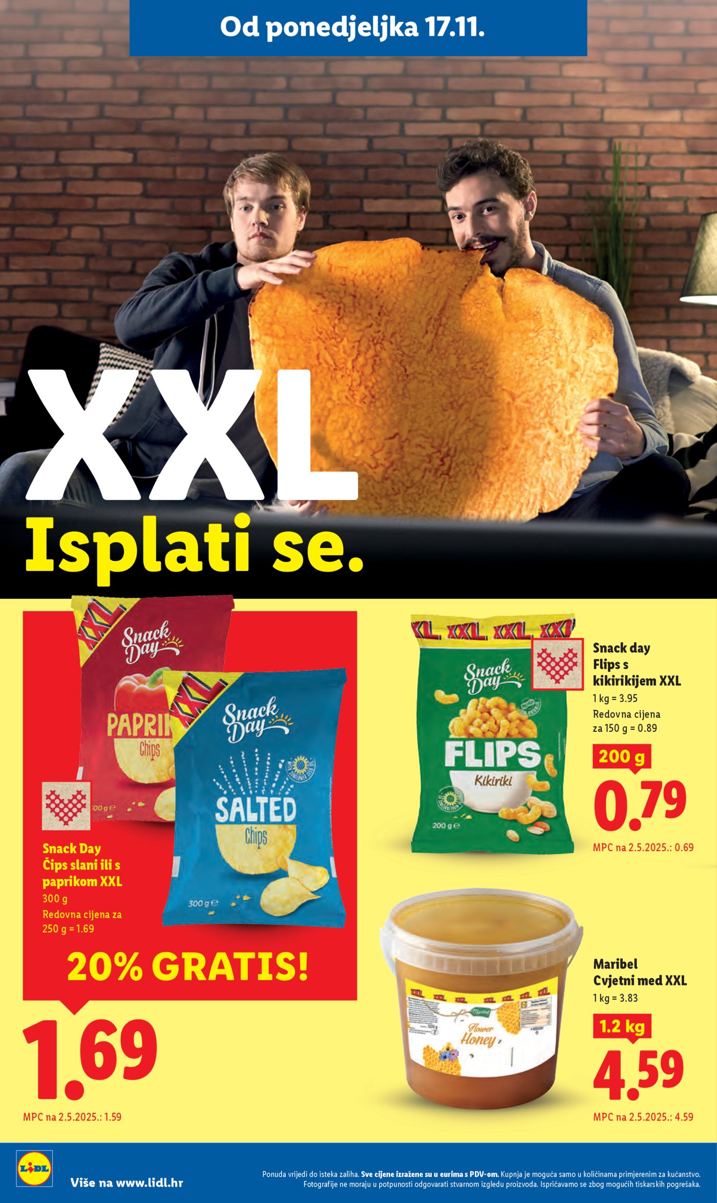 Lidl katalog Super ponuda od ponedjeljka 17.11. - 23.11.2025.