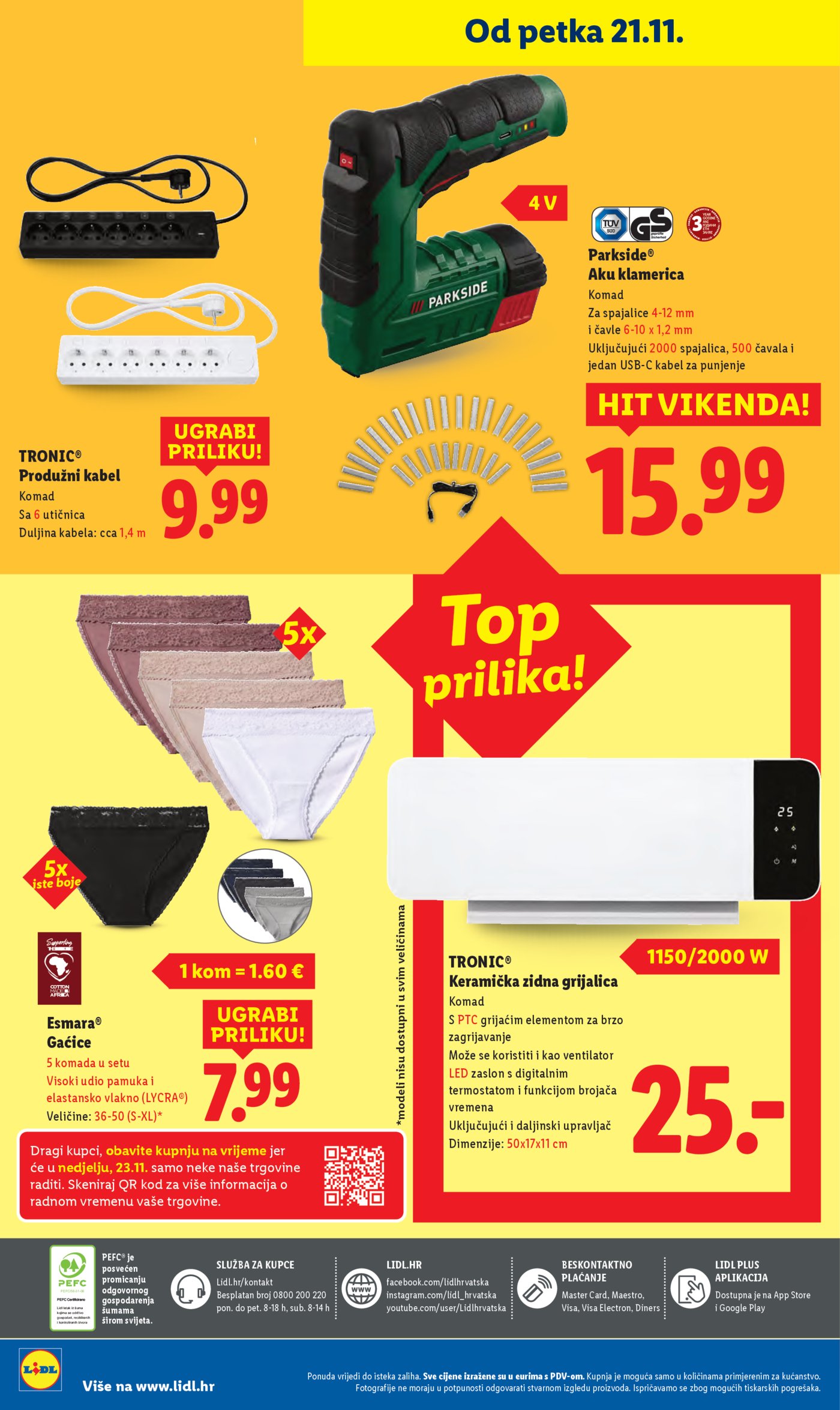 Lidl katalog Super ponuda od ponedjeljka 17.11. - 23.11.2025.