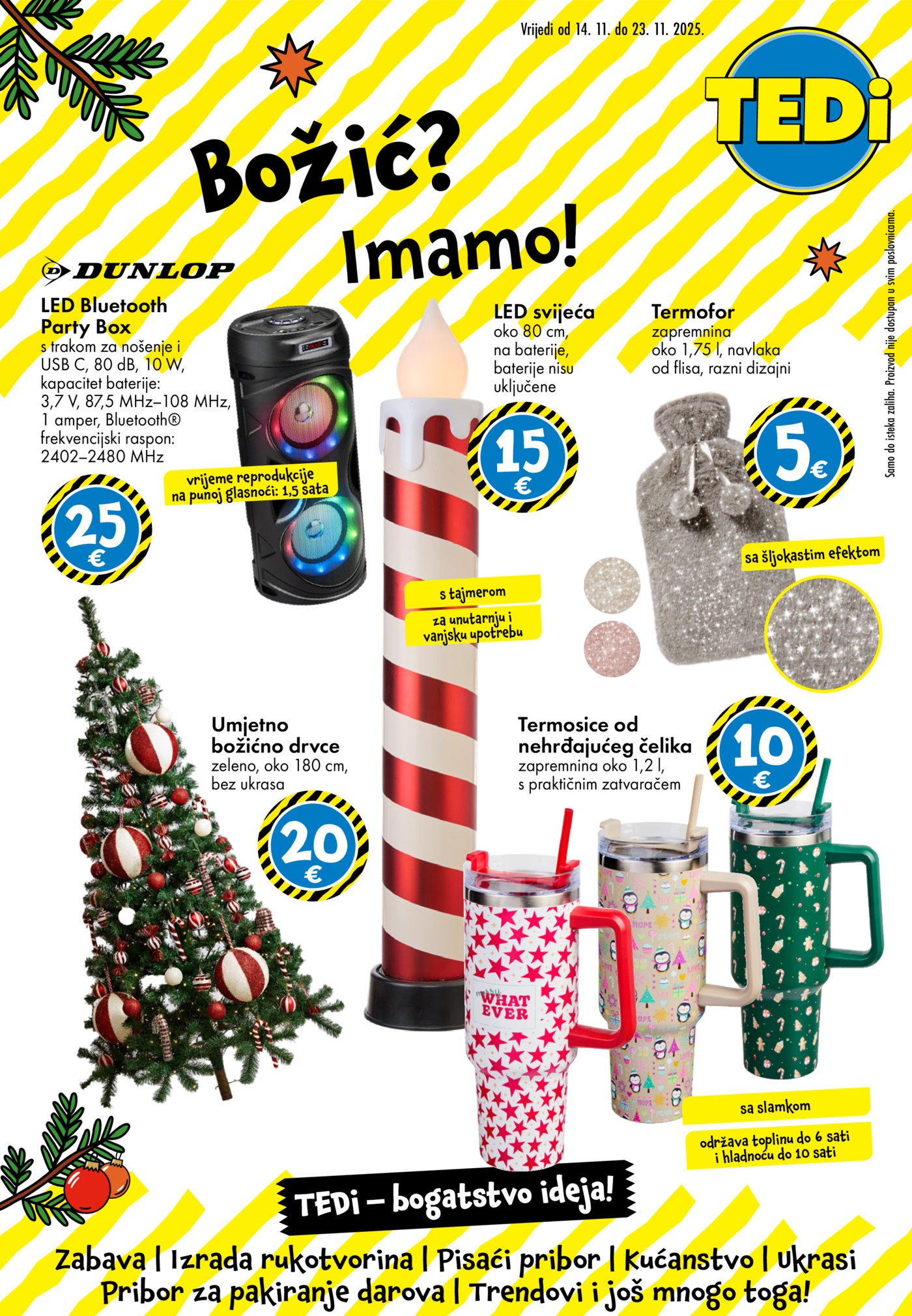 TEDI katalog Božić 13.11.-22.11.2025.