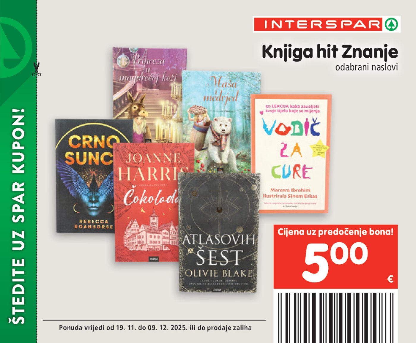 INTERSPAR BON katalog Akcija 19.11. - 09.12.2025.