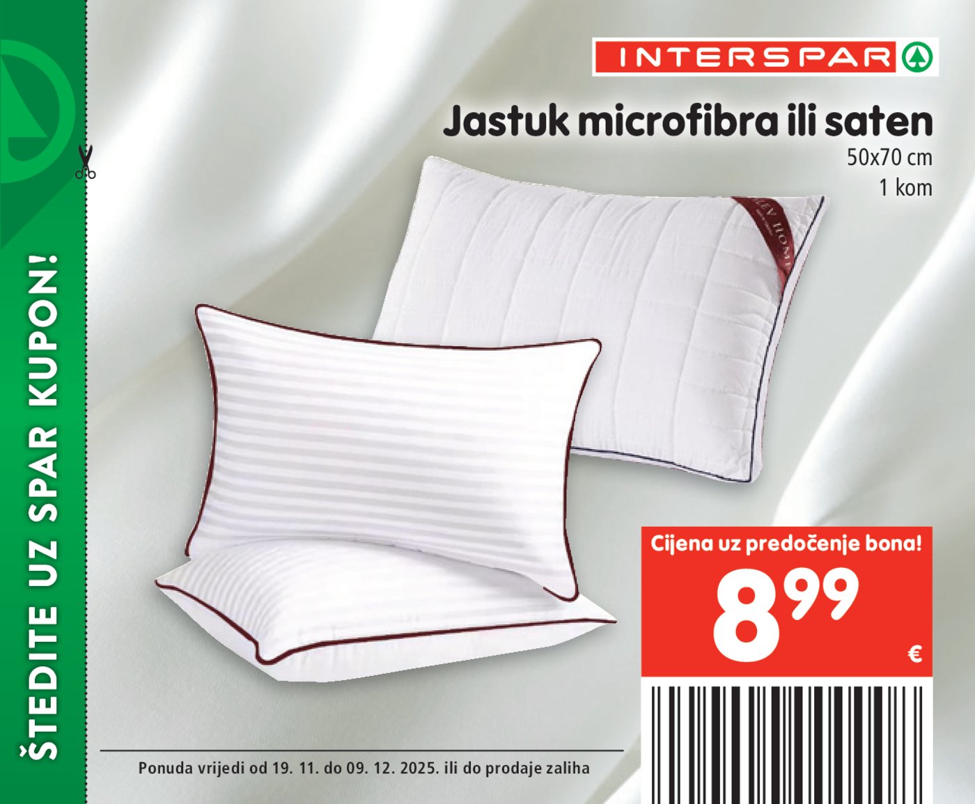 INTERSPAR BON katalog Akcija 19.11. - 09.12.2025.