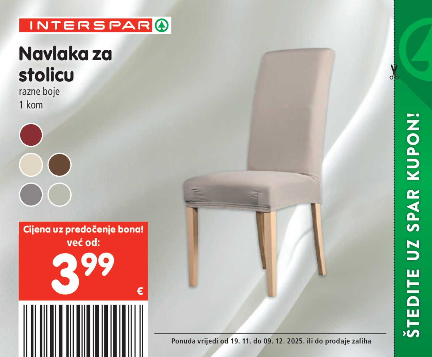 INTERSPAR BON katalog Akcija 19.11. - 09.12.2025.