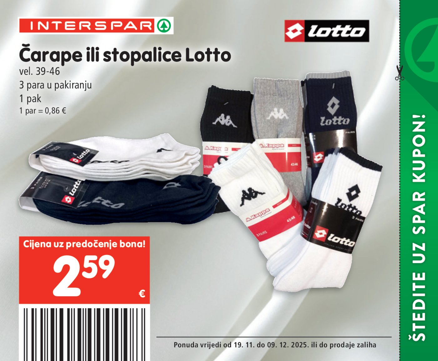 INTERSPAR BON katalog Akcija 19.11. - 09.12.2025.
