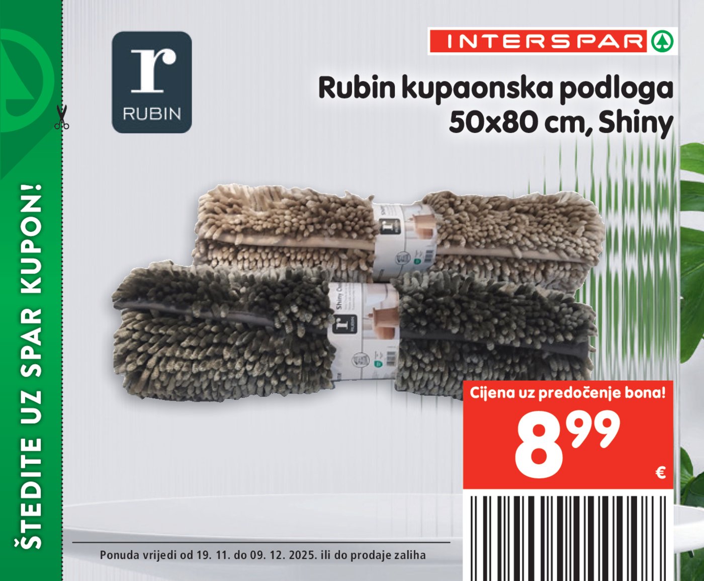 INTERSPAR BON katalog Akcija 19.11. - 09.12.2025.