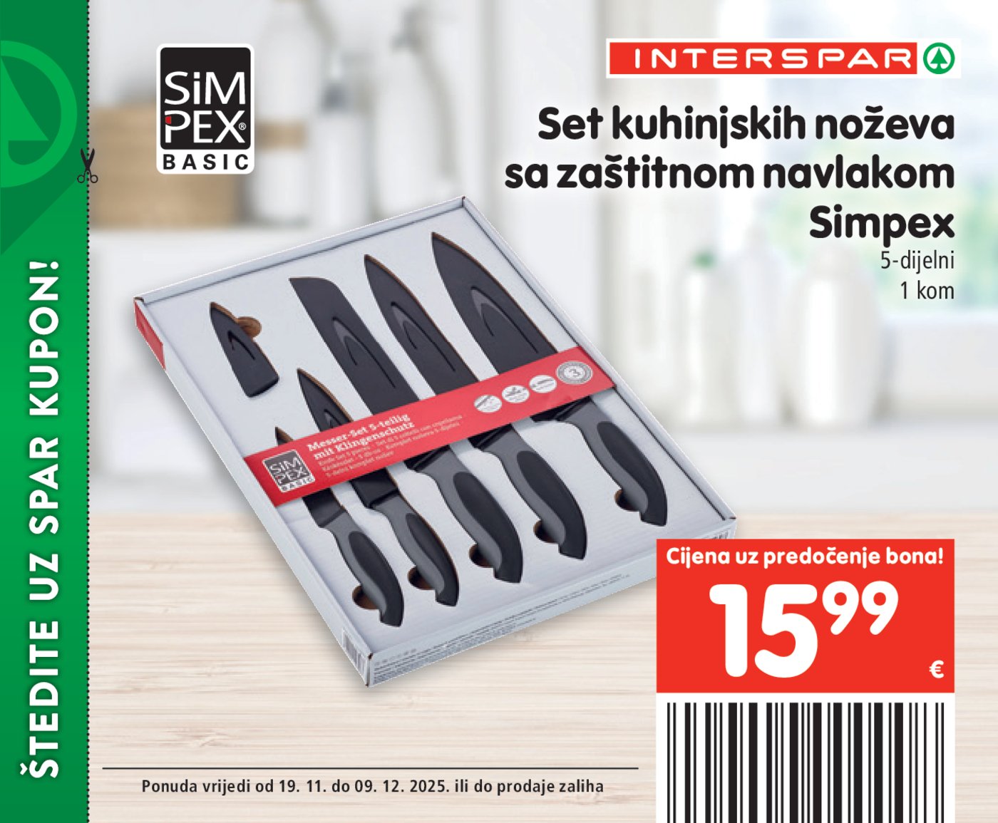INTERSPAR BON katalog Akcija 19.11. - 09.12.2025.