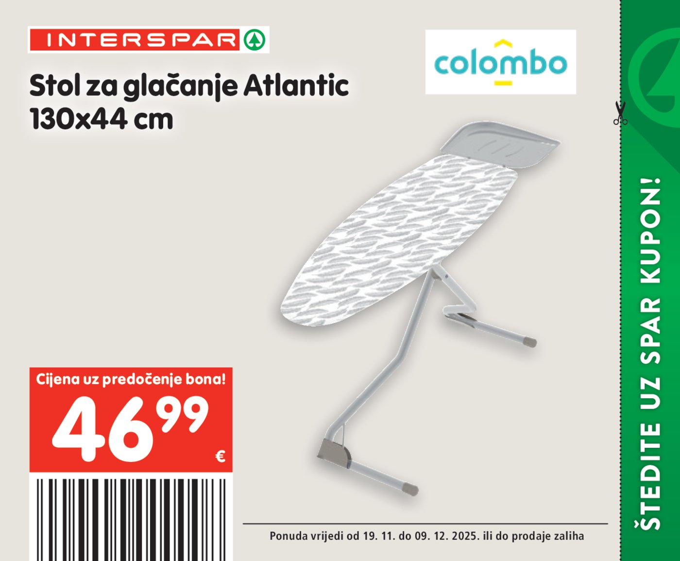 INTERSPAR BON katalog Akcija 19.11. - 09.12.2025.