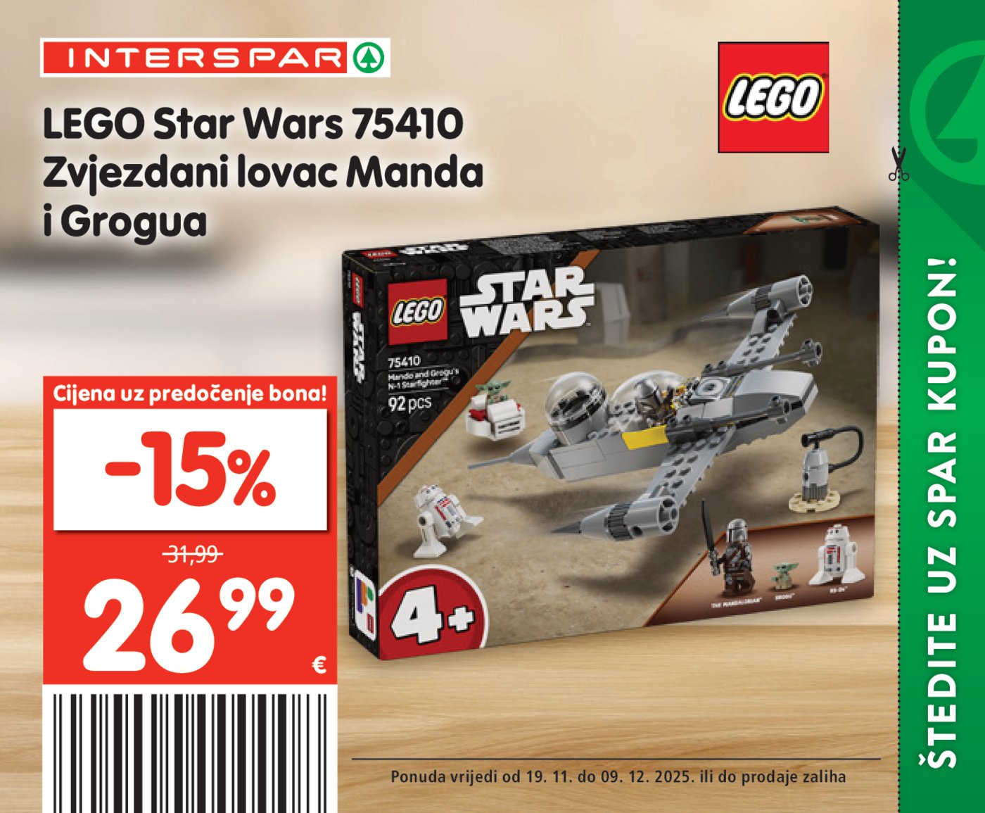 INTERSPAR BON katalog Akcija 19.11. - 09.12.2025.