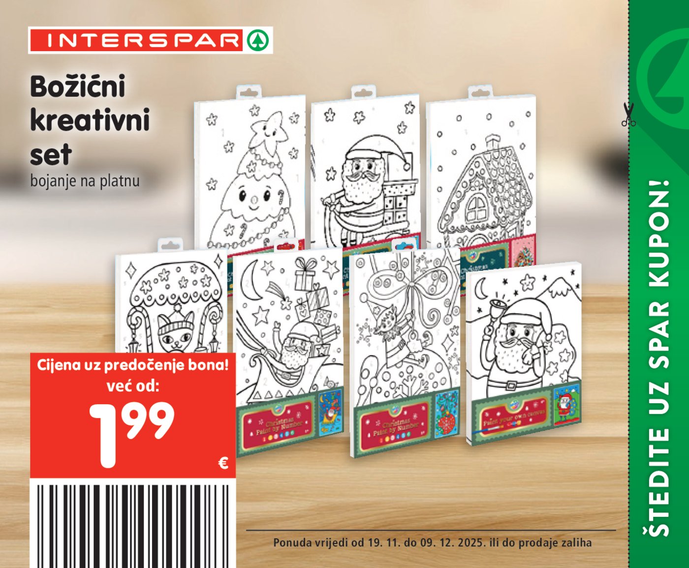 INTERSPAR BON katalog Akcija 19.11. - 09.12.2025.