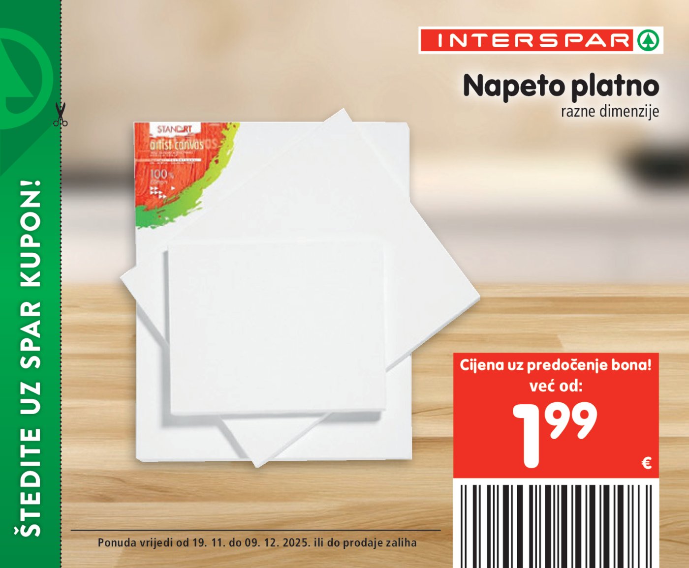 INTERSPAR BON katalog Akcija 19.11. - 09.12.2025.