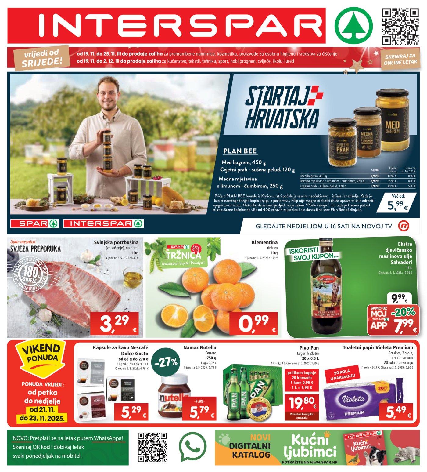 INTERSPAR katalog Akcija 19.11. - 25.11.2025.