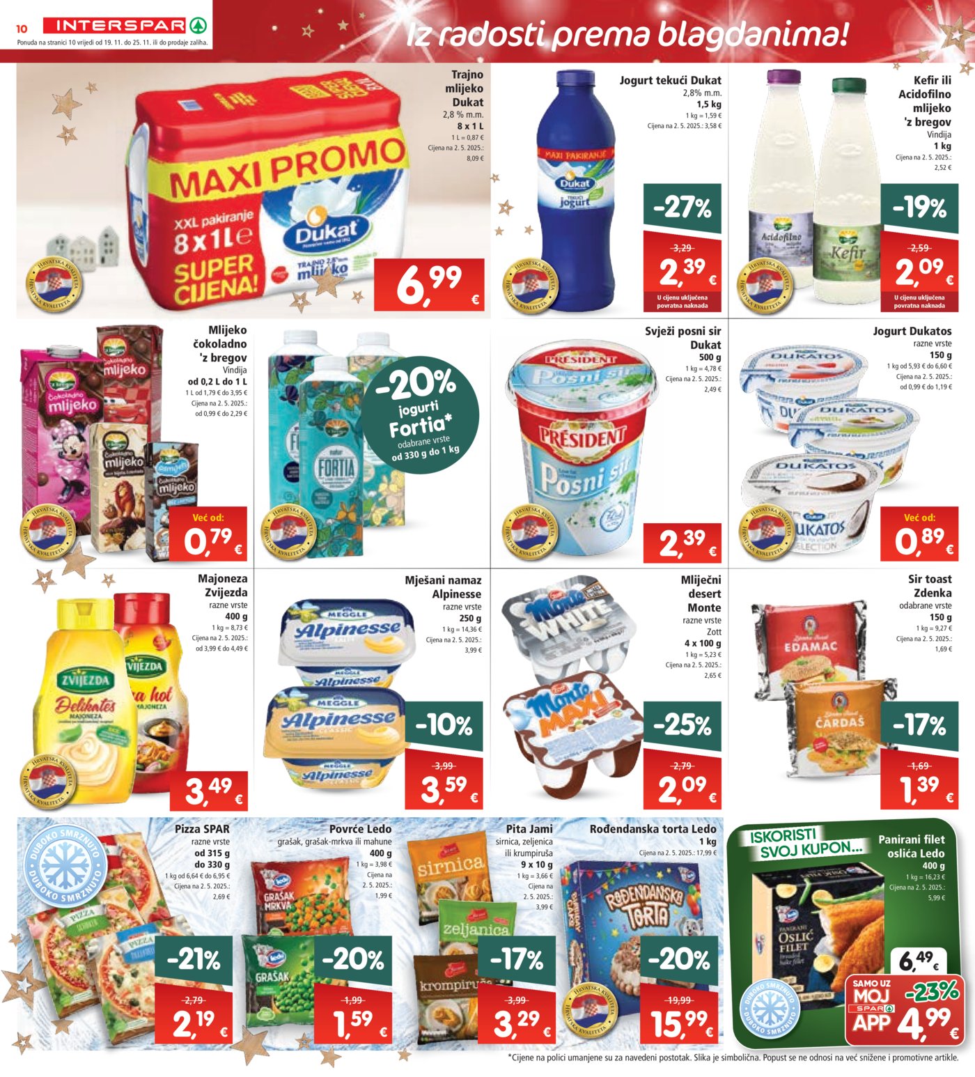 INTERSPAR katalog Akcija 19.11. - 25.11.2025.