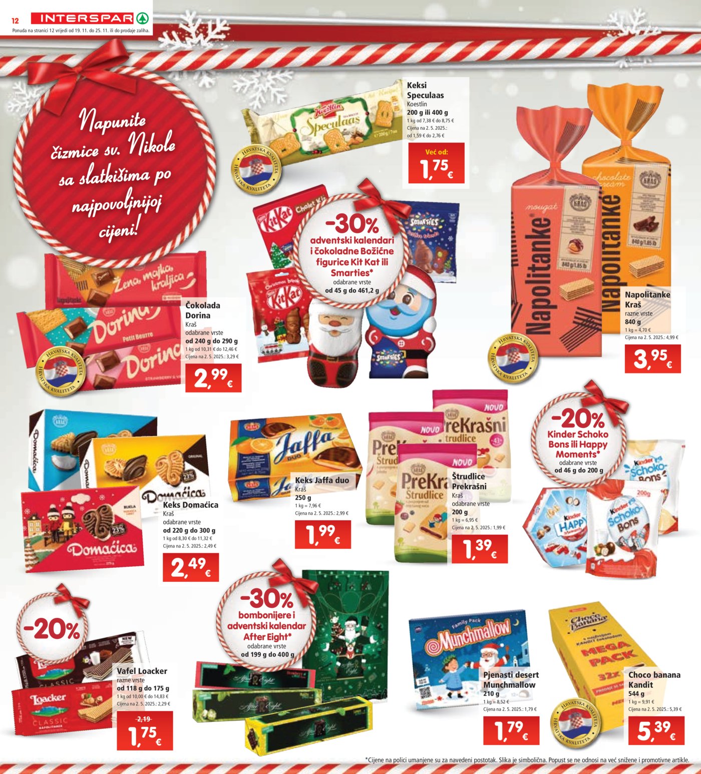 INTERSPAR katalog Akcija 19.11. - 25.11.2025.