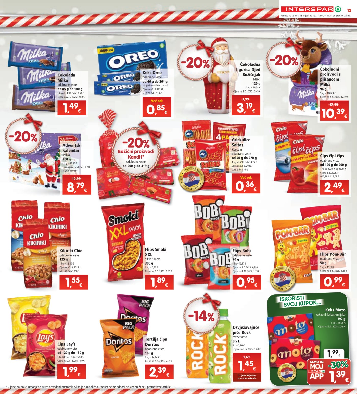 INTERSPAR katalog Akcija 19.11. - 25.11.2025.
