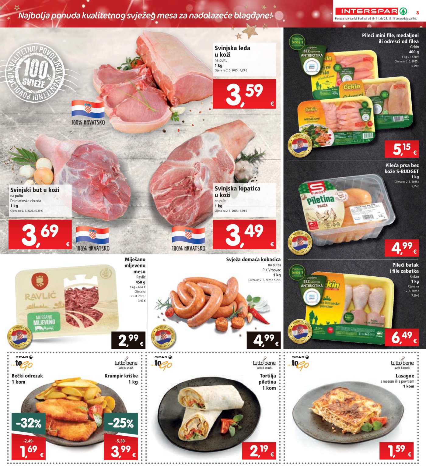 INTERSPAR katalog Akcija 19.11. - 25.11.2025.