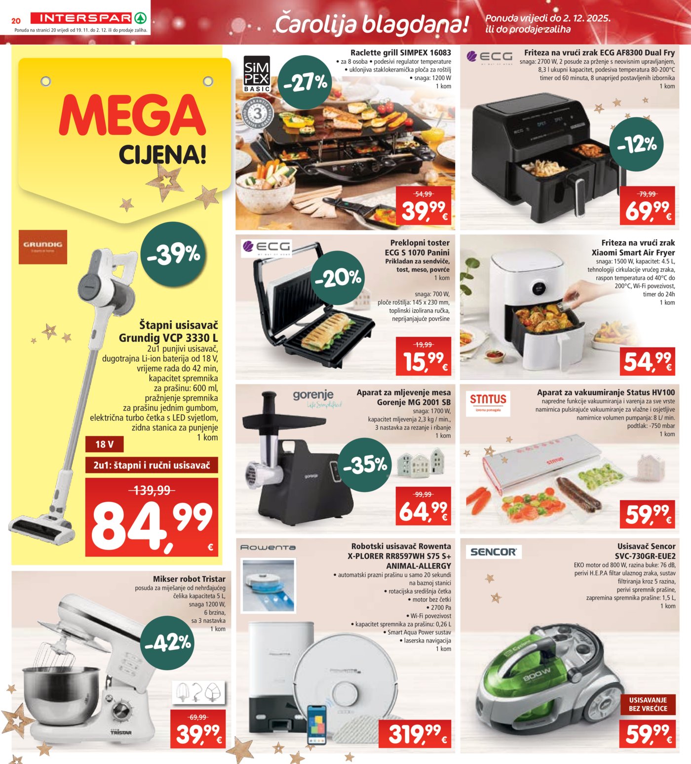 INTERSPAR katalog Akcija 19.11. - 25.11.2025.