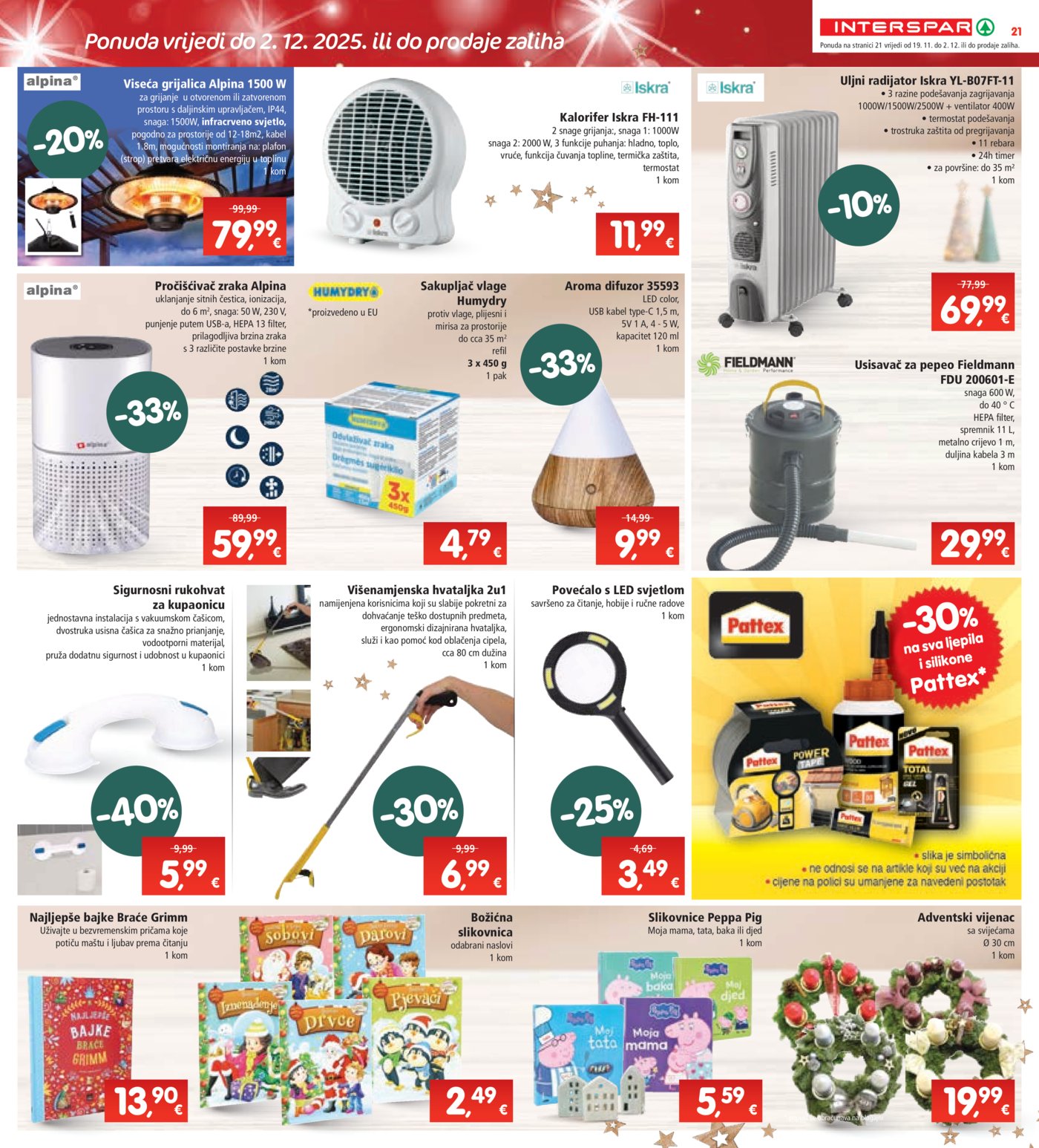 INTERSPAR katalog Akcija 19.11. - 25.11.2025.