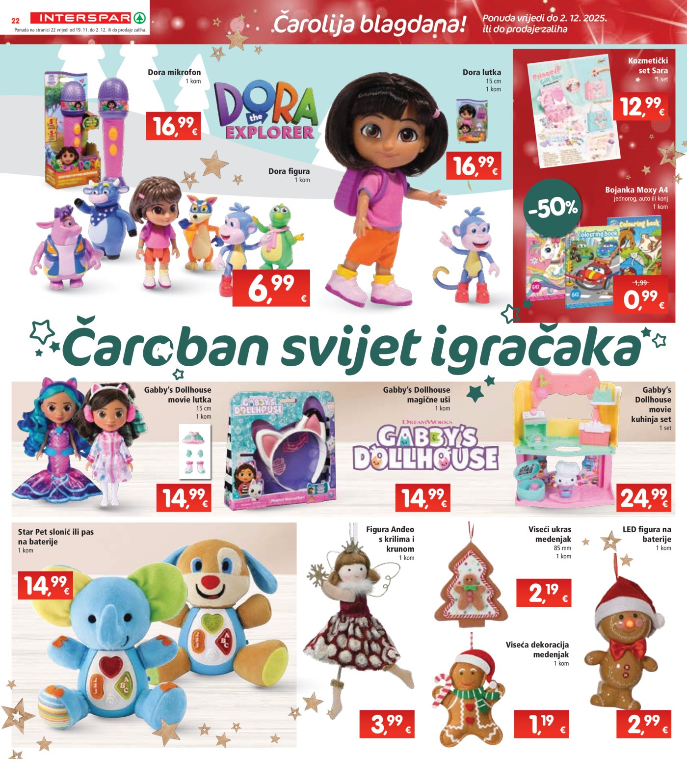 INTERSPAR katalog Akcija 19.11. - 25.11.2025.