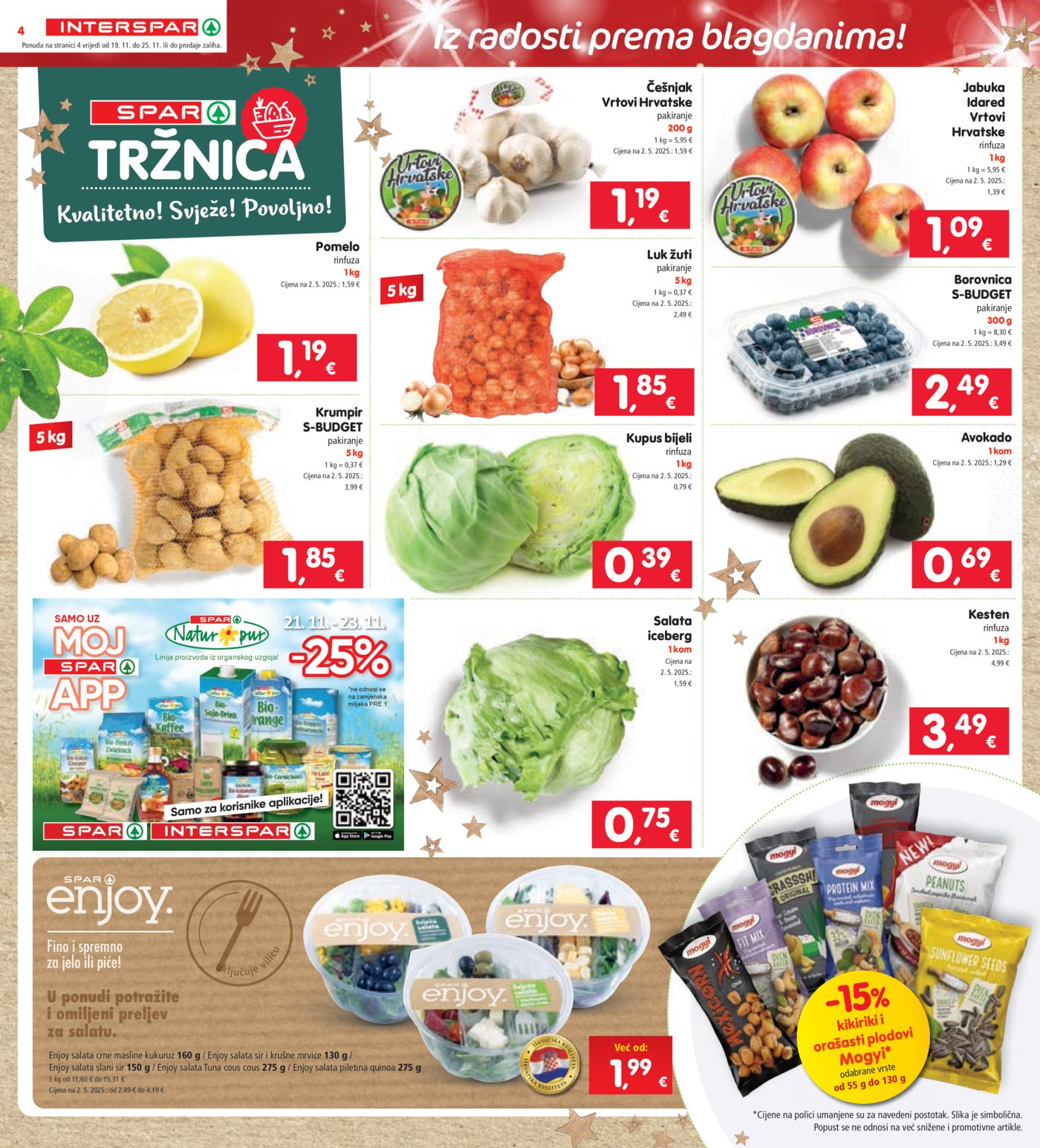 INTERSPAR katalog Akcija 19.11. - 25.11.2025.