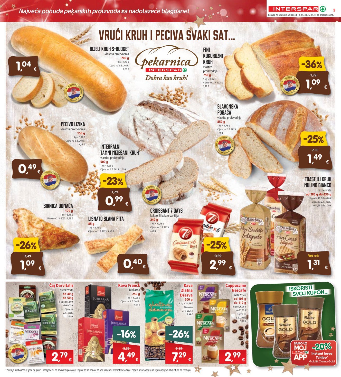 INTERSPAR katalog Akcija 19.11. - 25.11.2025.