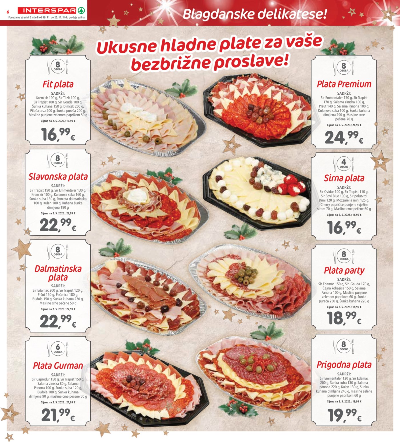 INTERSPAR katalog Akcija 19.11. - 25.11.2025.