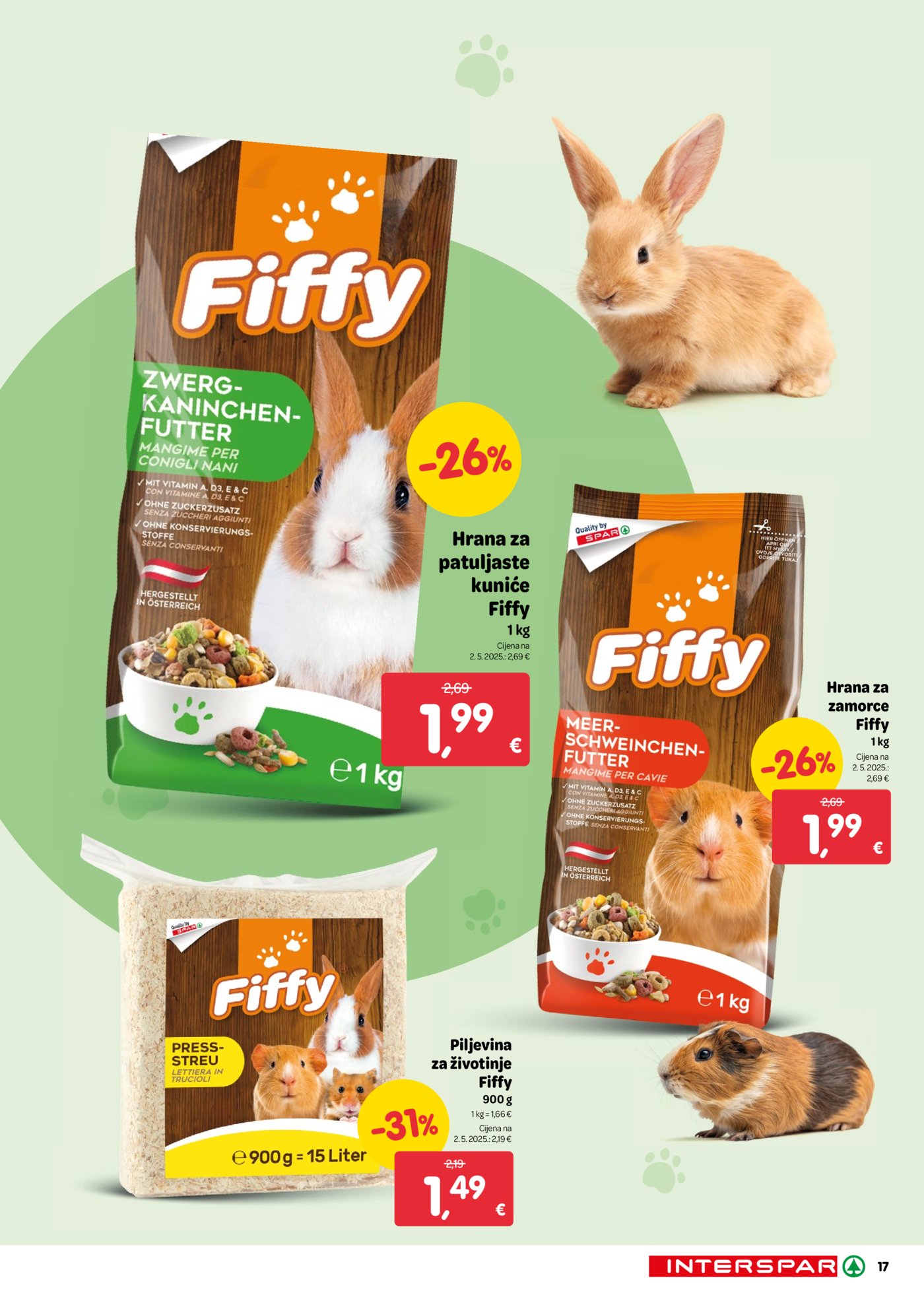 INTERSPAR ljubimci katalog Akcija 19.11. - 02.12.2025.