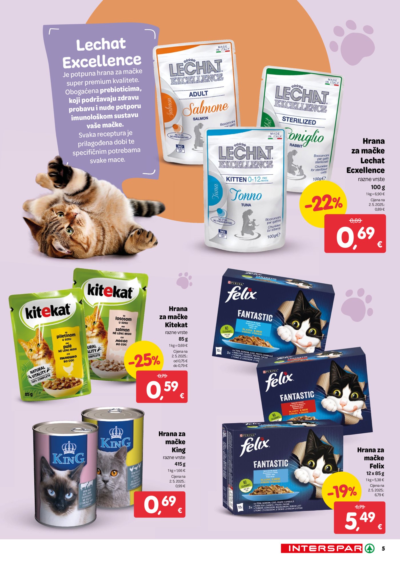 INTERSPAR ljubimci katalog Akcija 19.11. - 02.12.2025.
