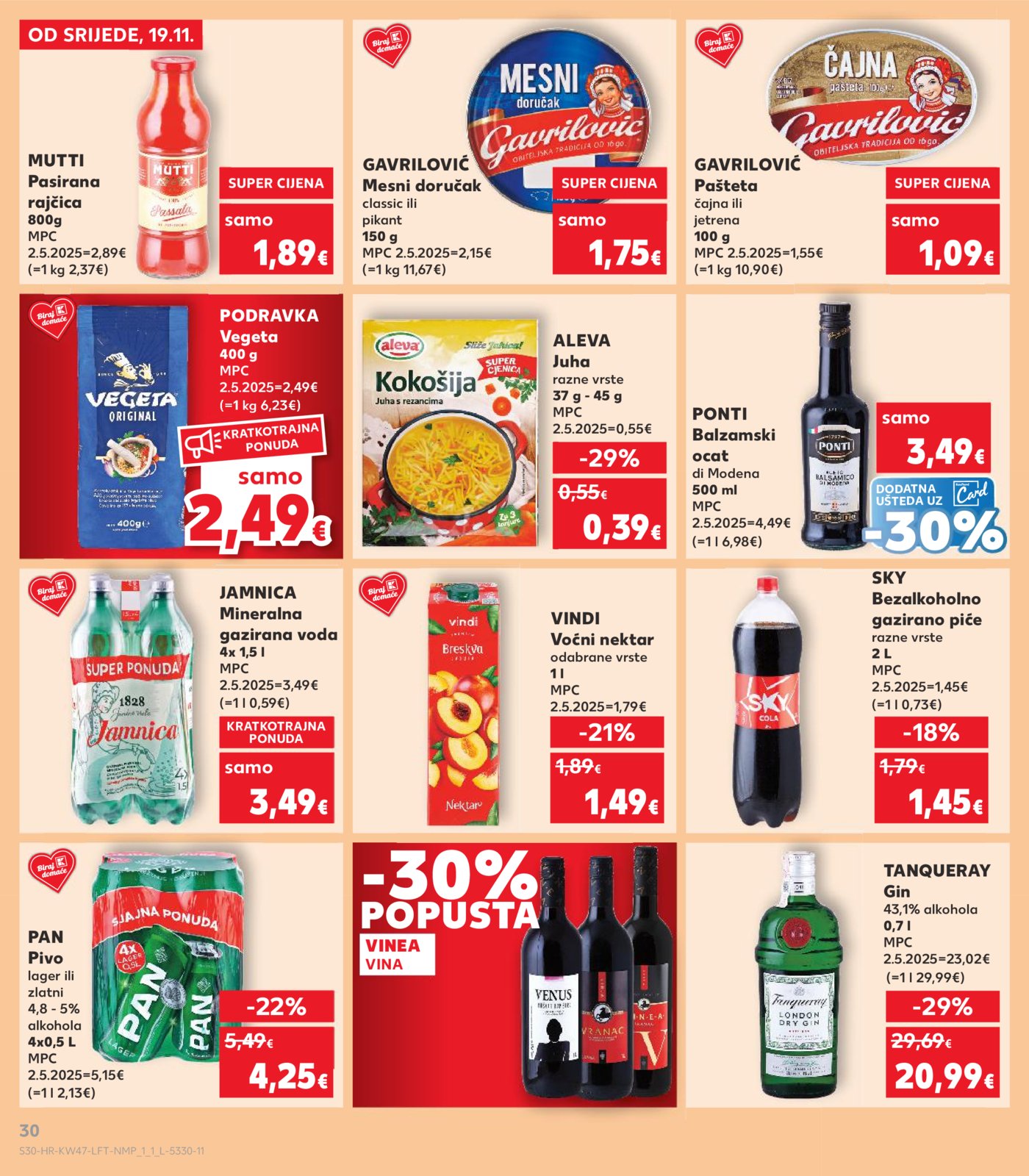 Kaufland katalog Akcija 19.11.-25.11.2025. Lučko