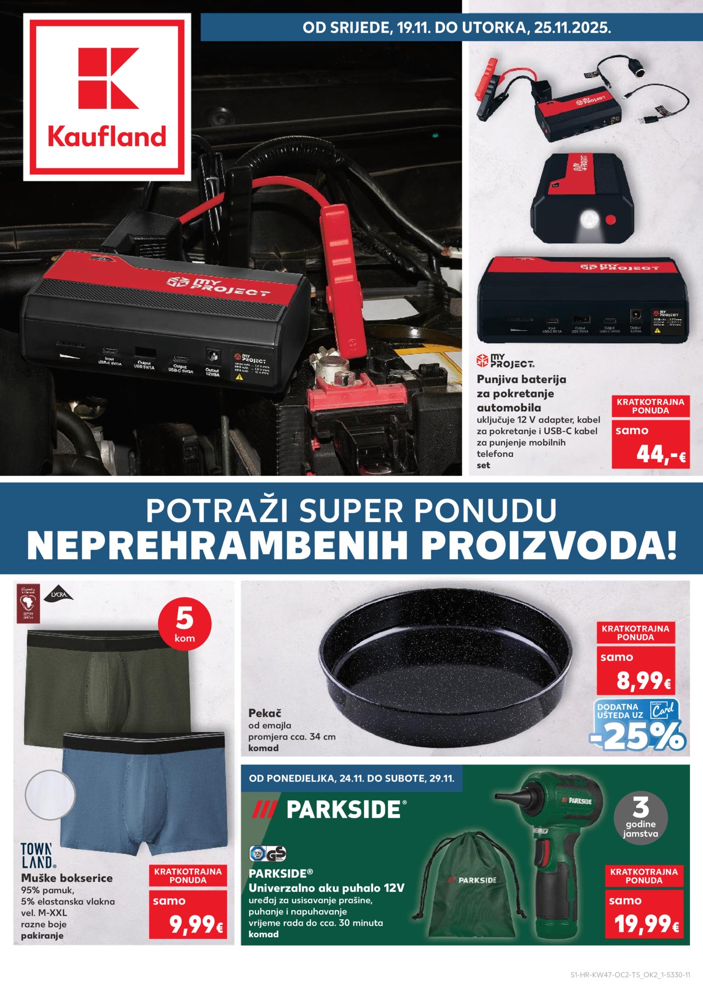 Kaufland katalog Neprehrambenih proizvoda 19.11.-25.11.2025. Lučko