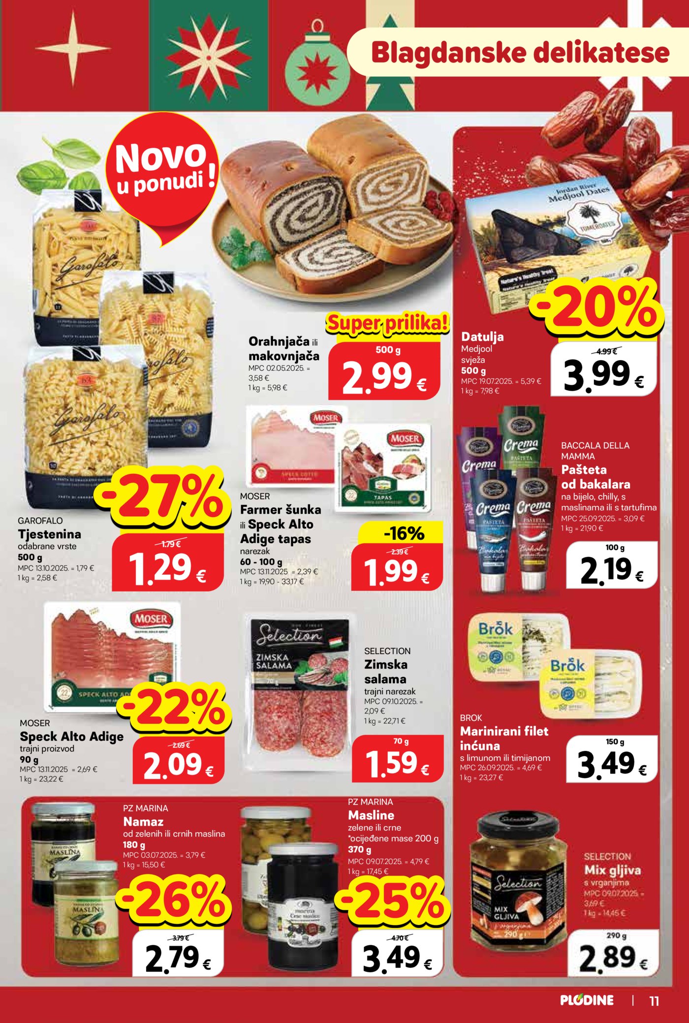 Plodine katalog Akcija 19.11.-25.11.2025.