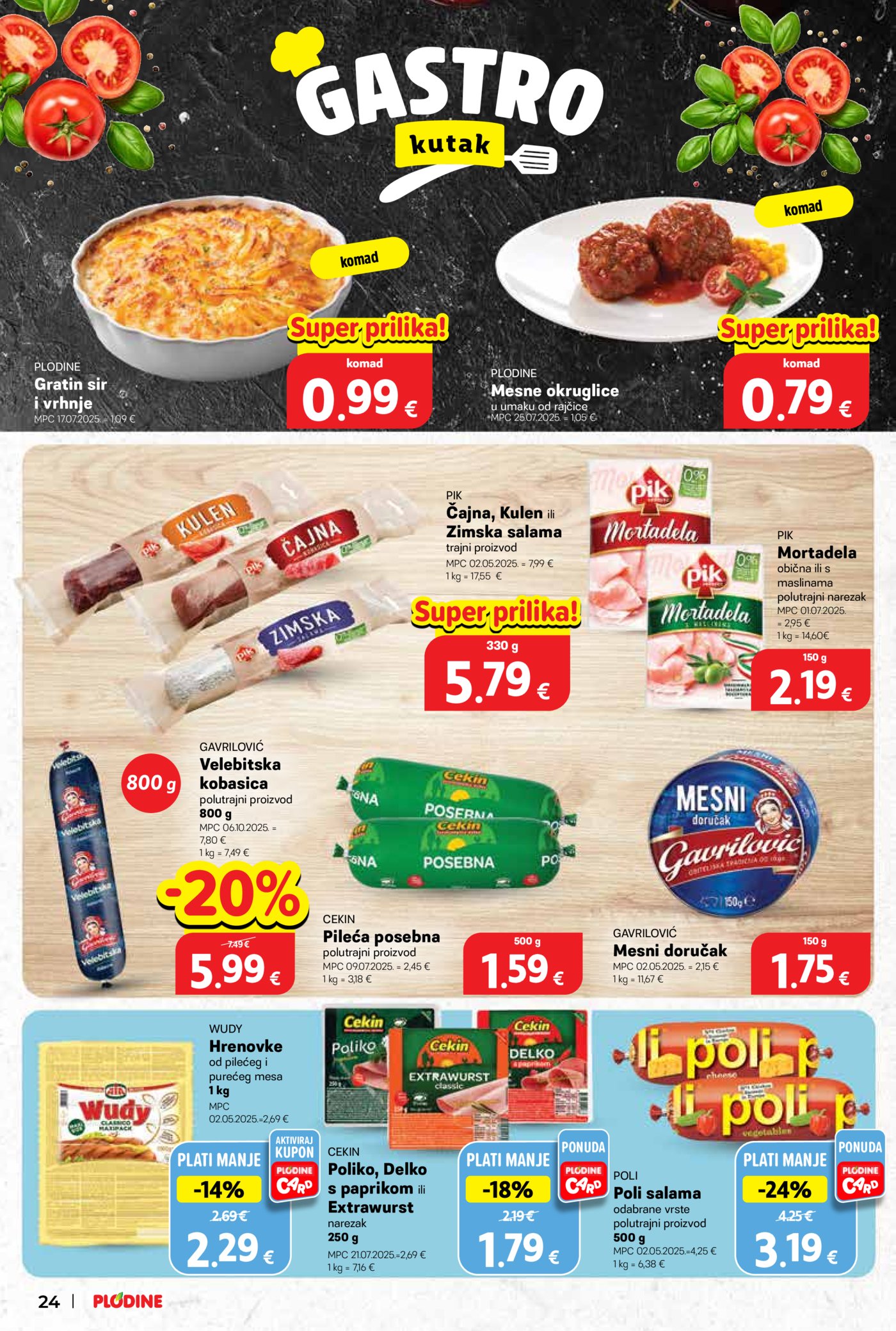 Plodine katalog Akcija 19.11.-25.11.2025.