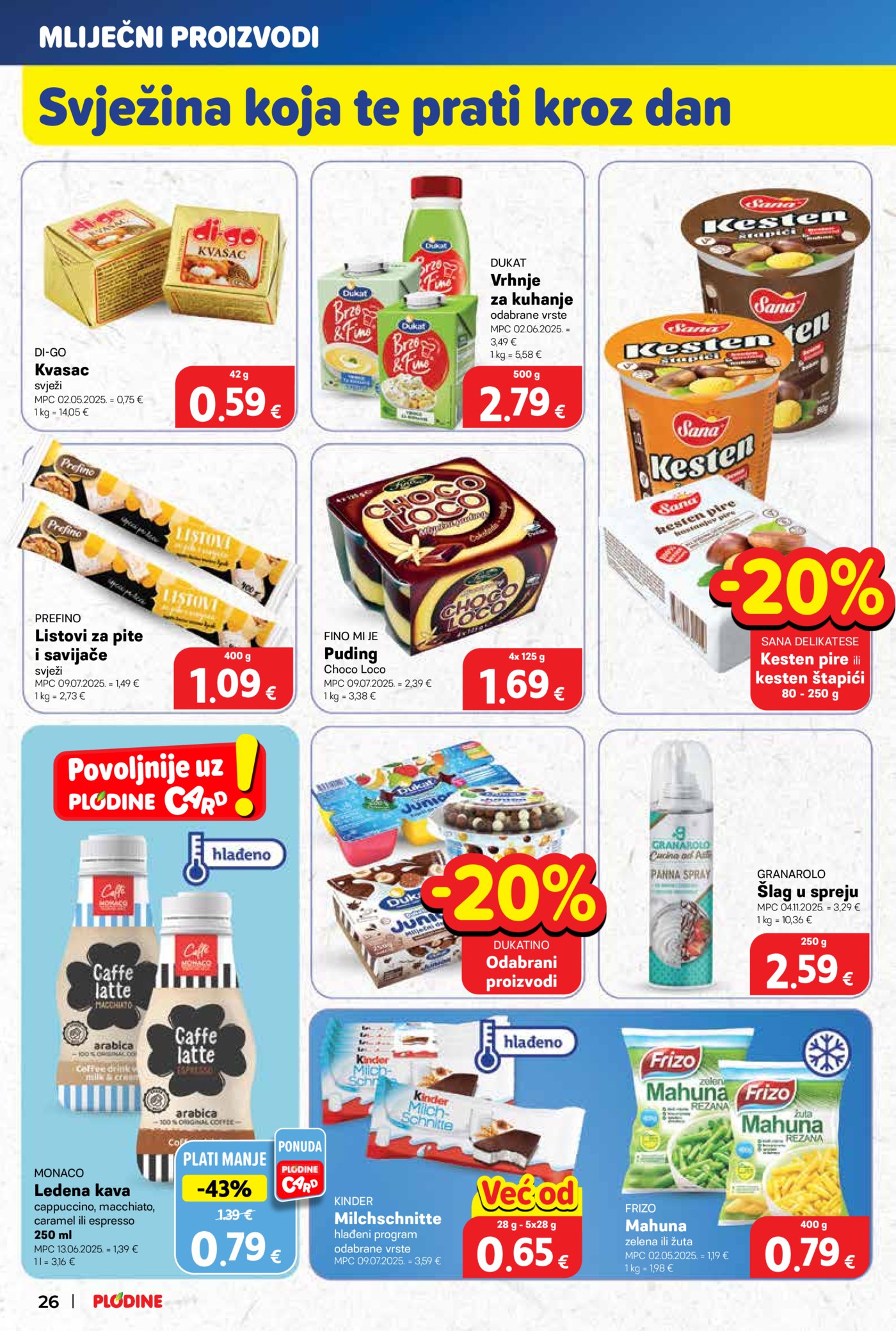 Plodine katalog Akcija 19.11.-25.11.2025.