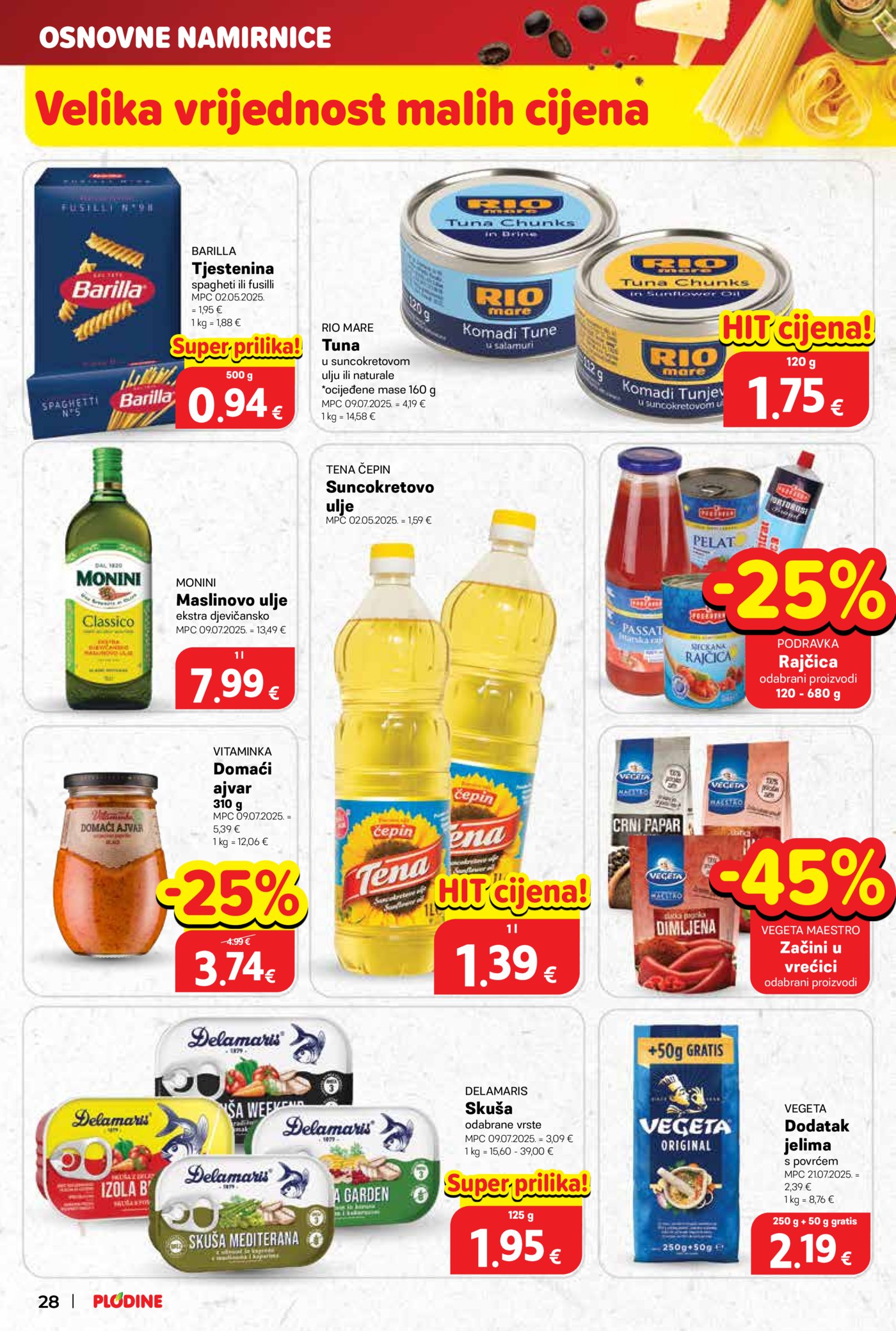 Plodine katalog Akcija 19.11.-25.11.2025.