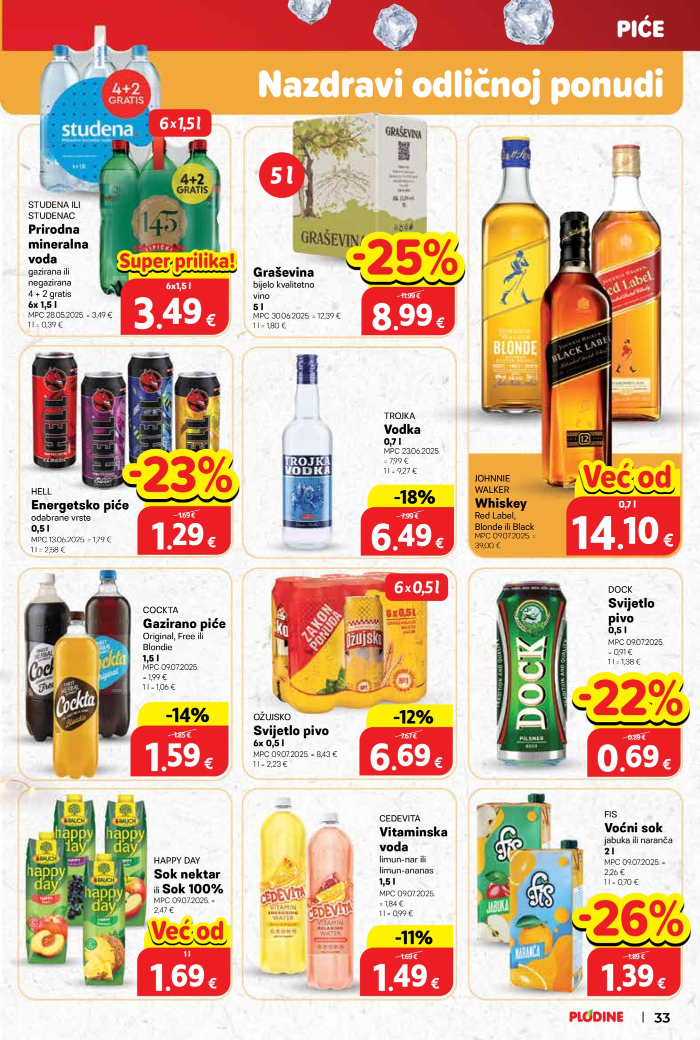 Plodine katalog Akcija 19.11.-25.11.2025.