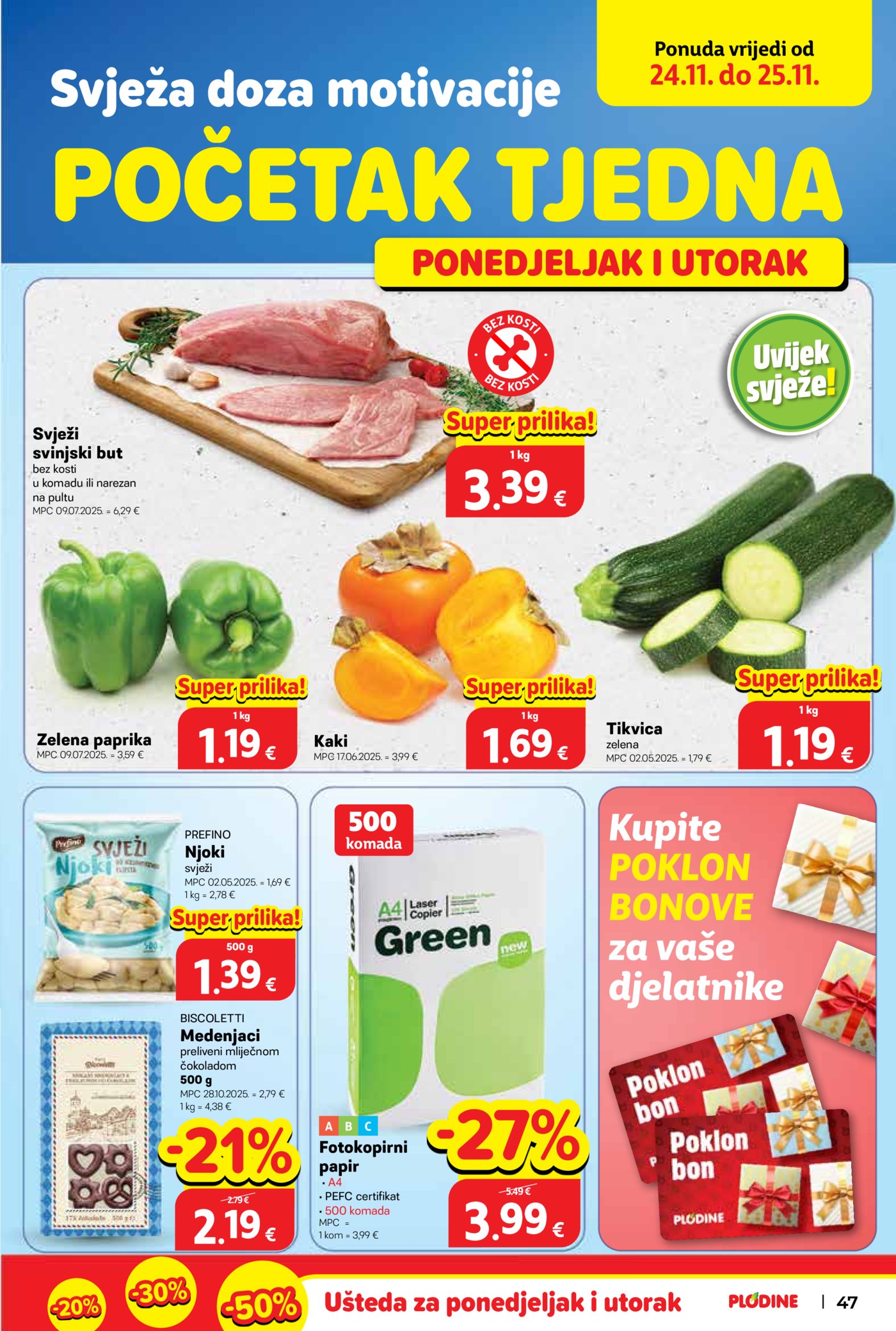 Plodine katalog Akcija 19.11.-25.11.2025.