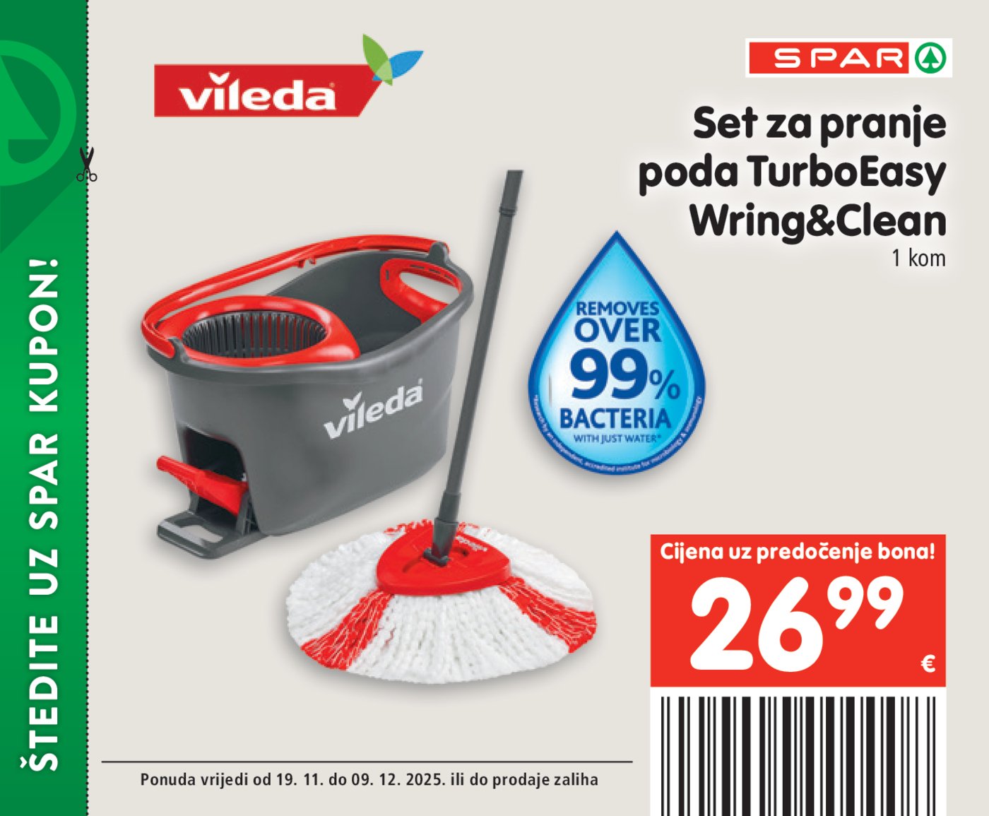 SPAR BON katalog Akcija 19.11. - 09.12.2025.