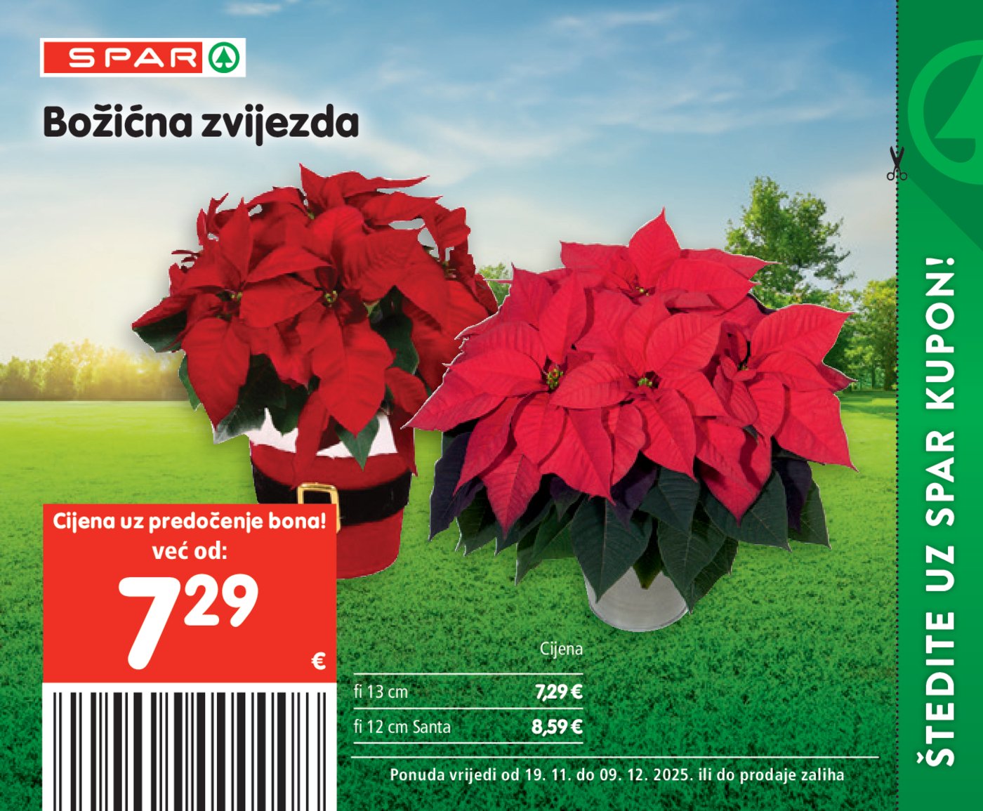 SPAR BON katalog Akcija 19.11. - 09.12.2025.