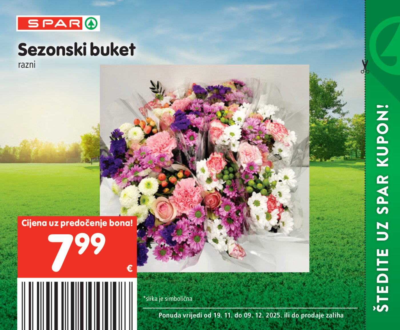 SPAR BON katalog Akcija 19.11. - 09.12.2025.