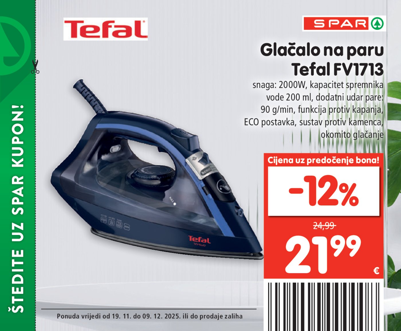 SPAR BON katalog Akcija 19.11. - 09.12.2025.