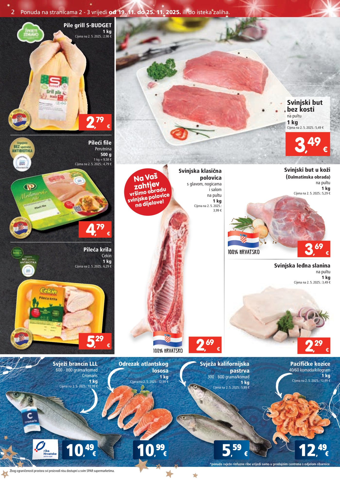 SPAR katalog Akcija 19.11. - 25.11.2025.