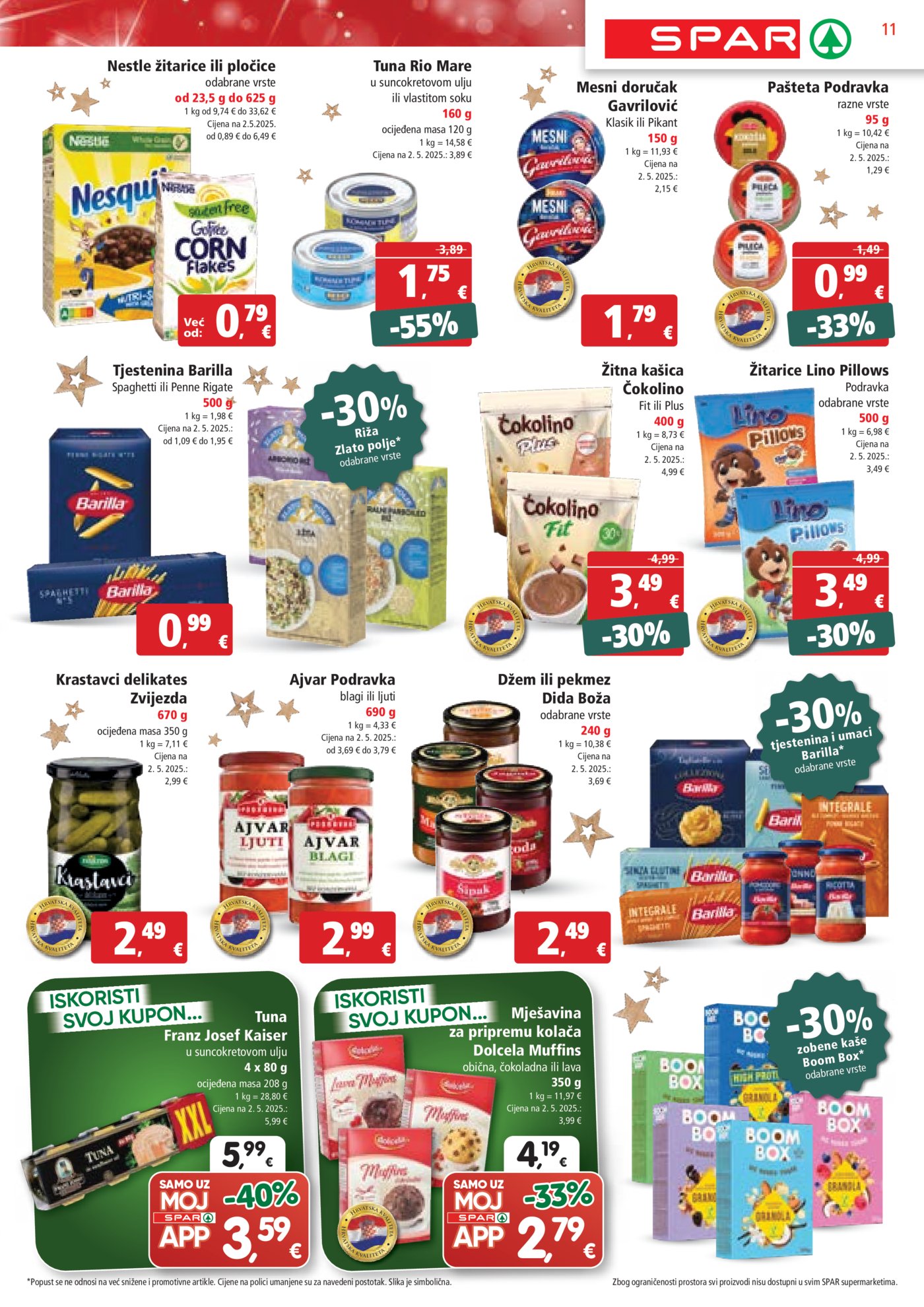 SPAR katalog Akcija 19.11. - 25.11.2025.