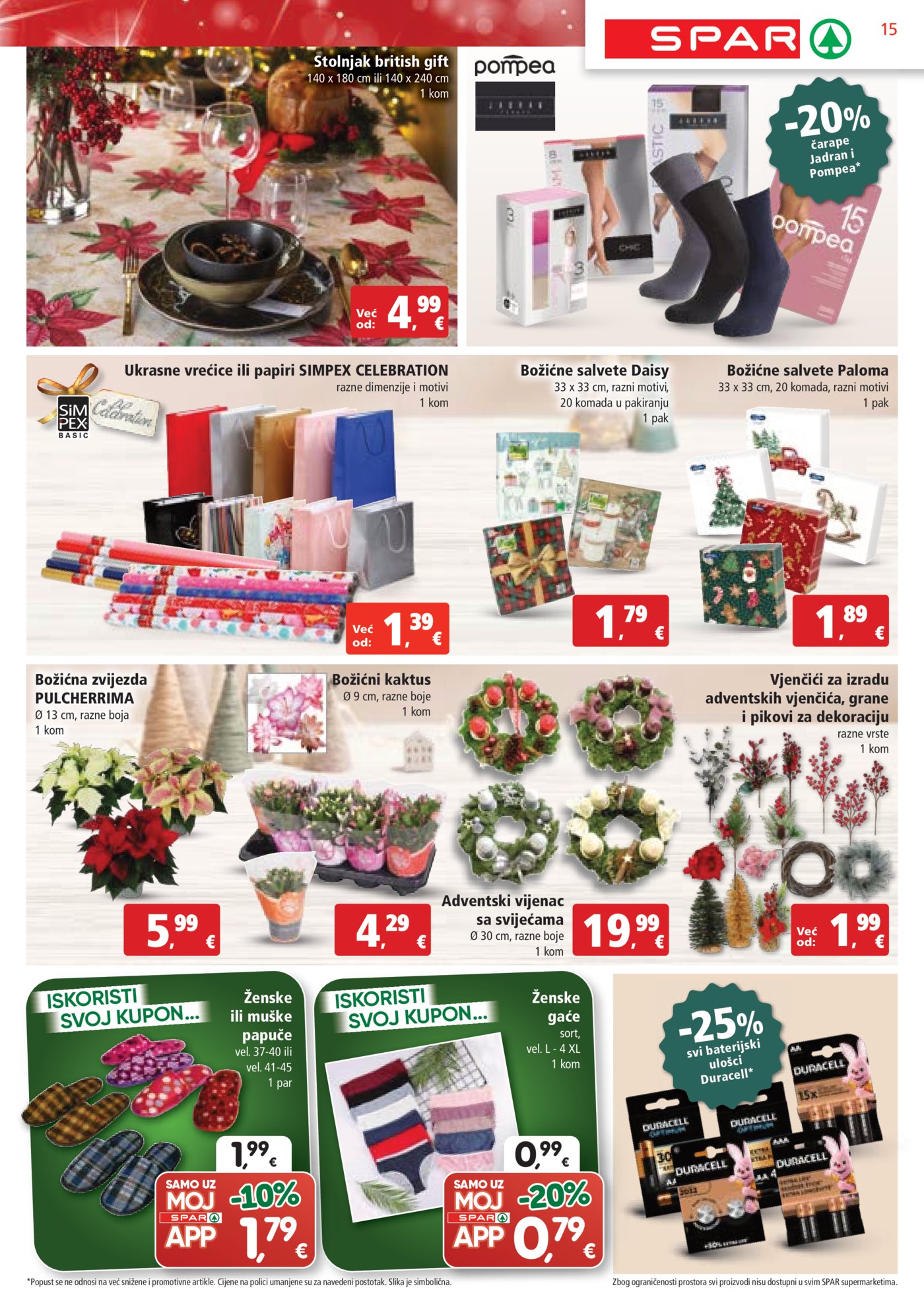 SPAR katalog Akcija 19.11. - 25.11.2025.
