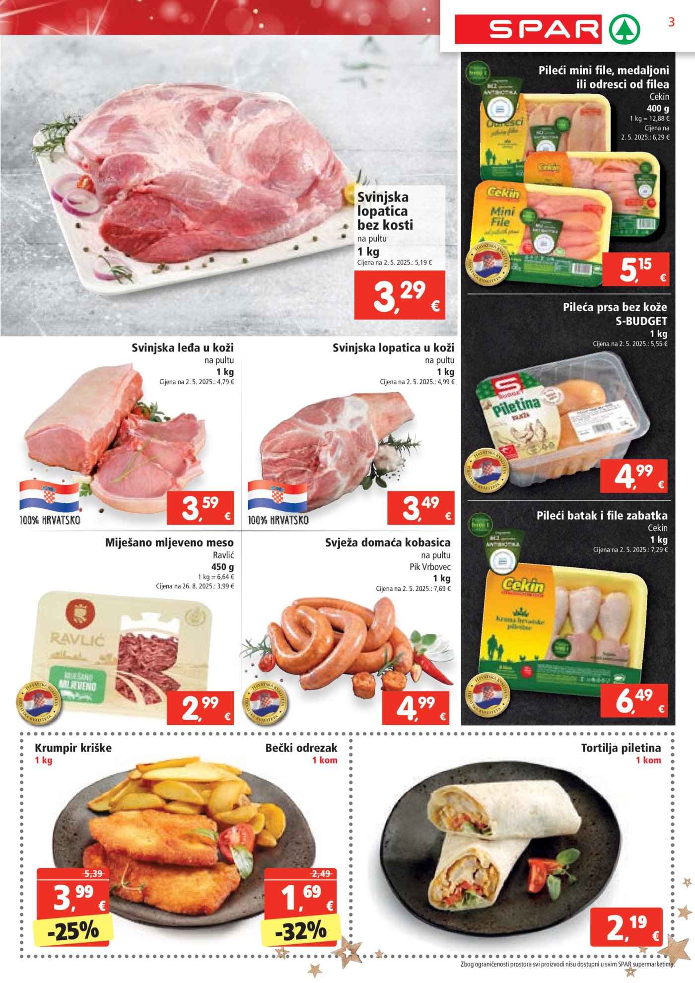 SPAR katalog Akcija 19.11. - 25.11.2025.