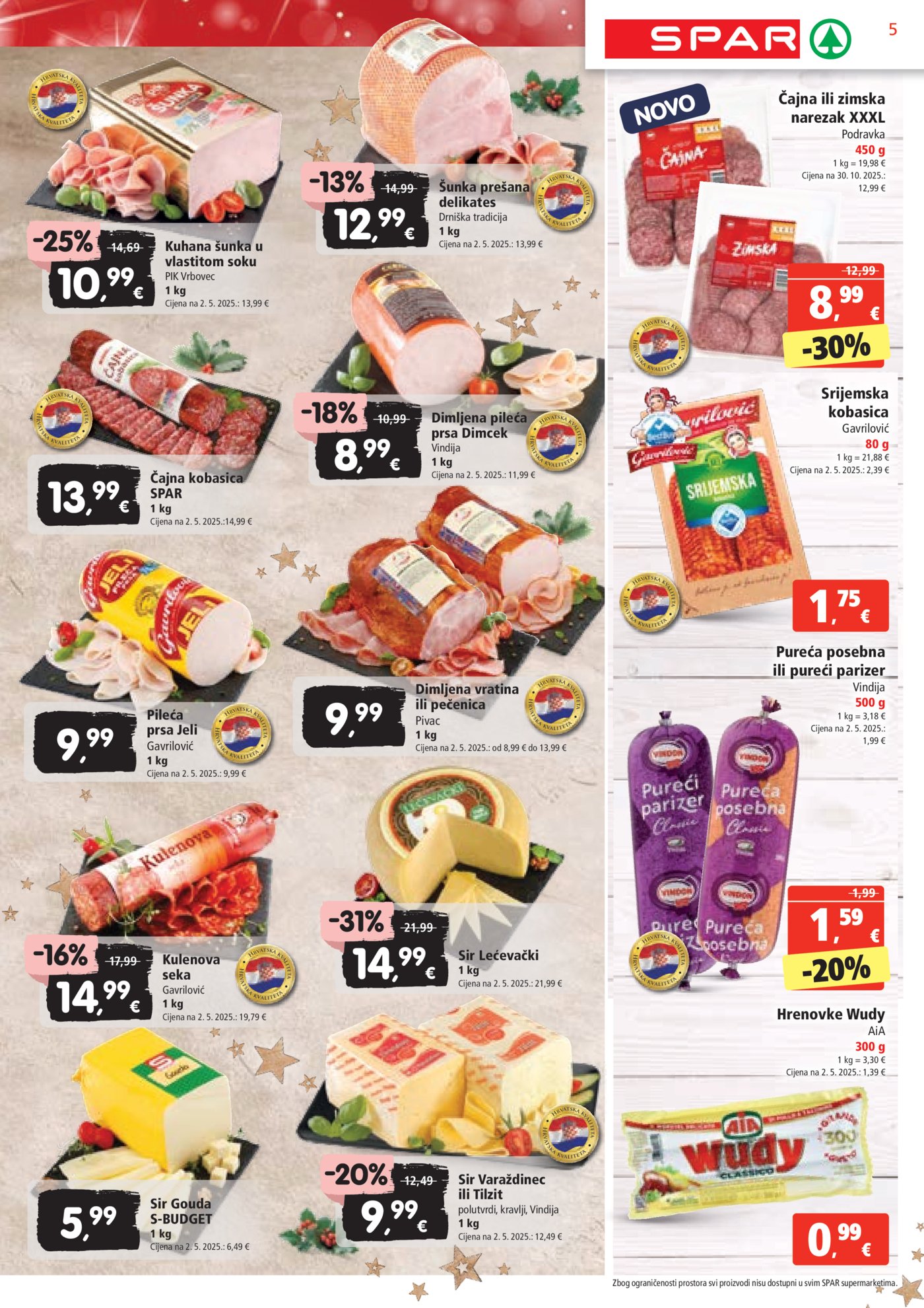 SPAR katalog Akcija 19.11. - 25.11.2025.