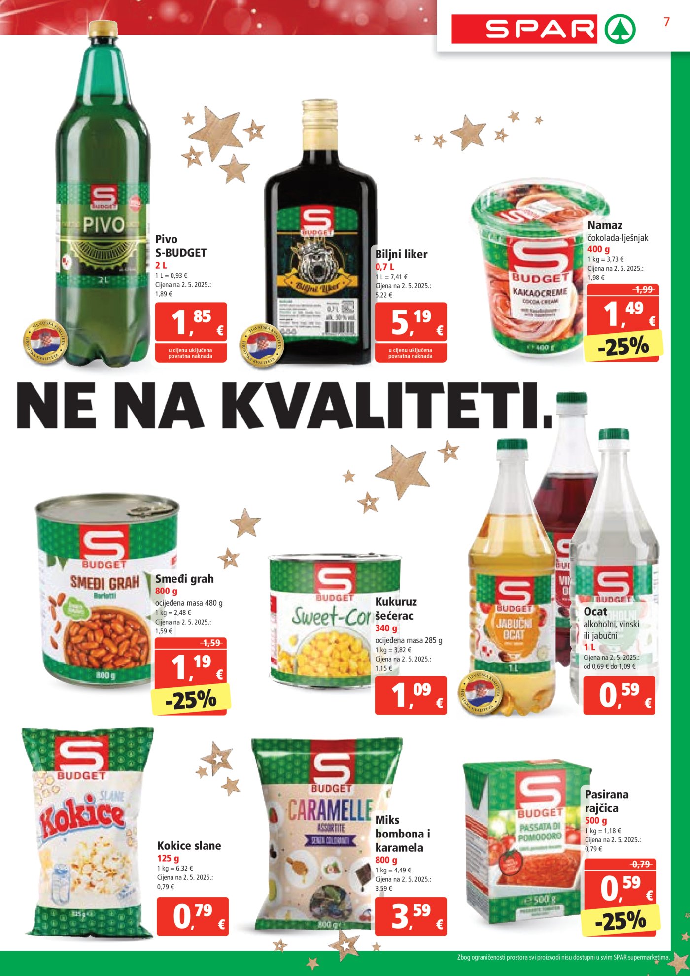 SPAR katalog Akcija 19.11. - 25.11.2025.