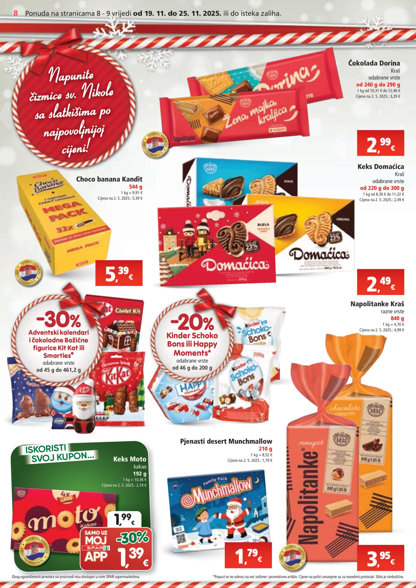 SPAR katalog Akcija 19.11. - 25.11.2025.