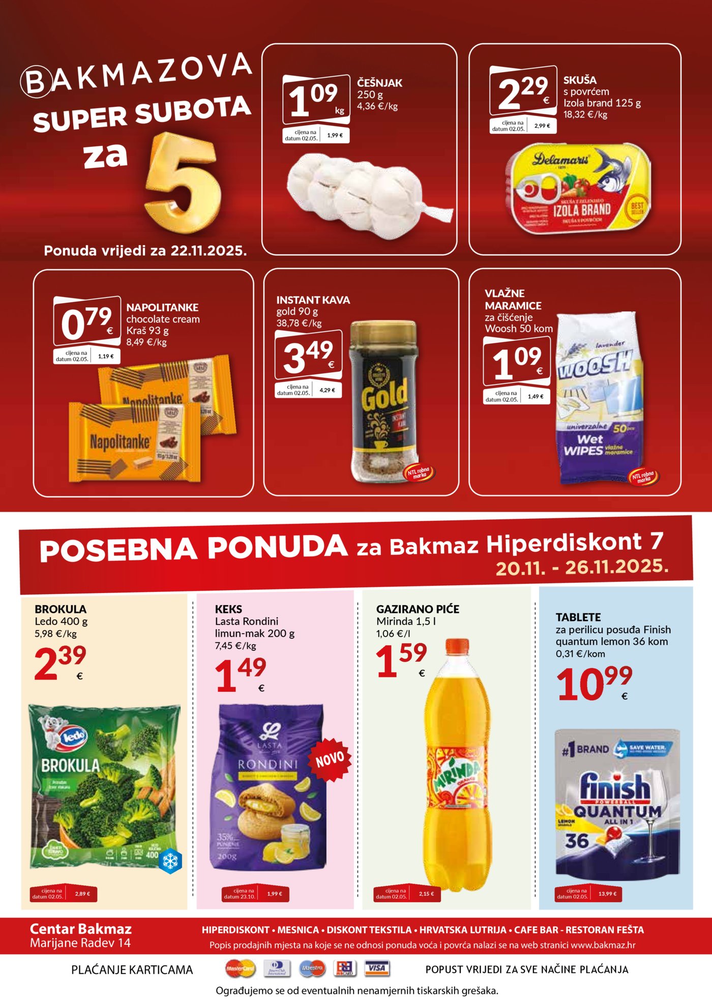 Bakmaz katalog Akcija 20.11.-26.11.2025.